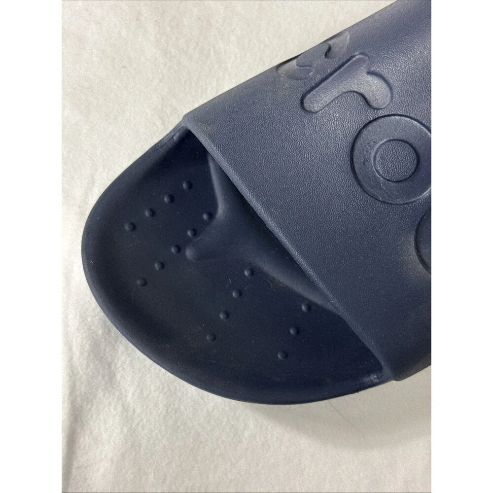 Crocs Adult Slides Summer Sandals Blue Men 8 Women 10 Comfort Beach Resort